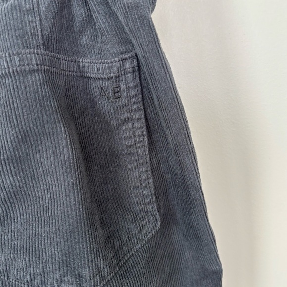 American Eagle Paper Bag Waist Corduroy Crop Pants Size 00 NWT - Picture 5 of 7